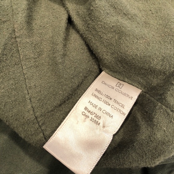 Dakota Collective Army Green jacket size Small - Picture 9 of 10